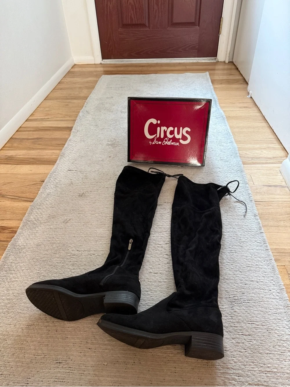 Women's Sam Edelman Over-the-Knee Black Suede Boots